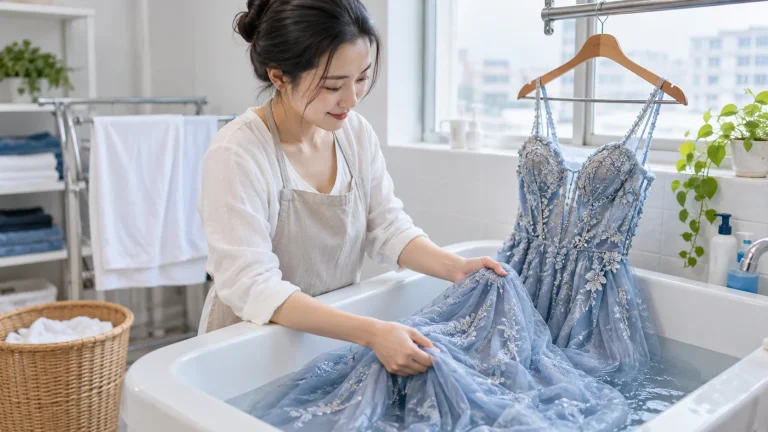 Cách giặt váy dạ hội