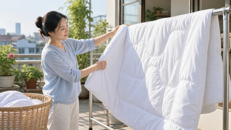 Cách giặt chăn mền