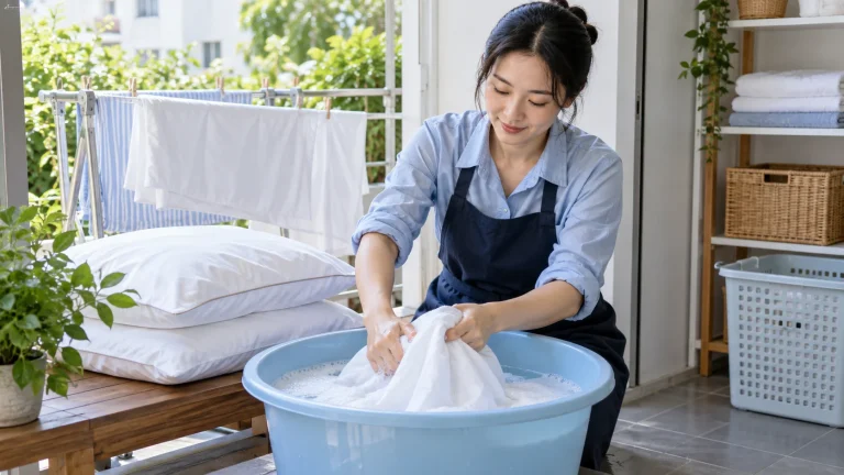 Cách giặt vỏ gối