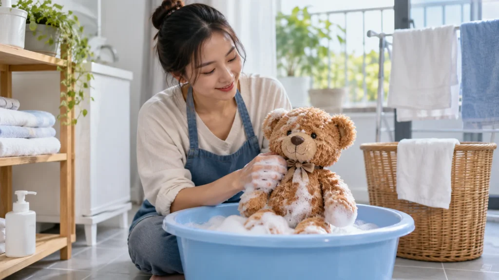 Cách giặt thú nhồi bông