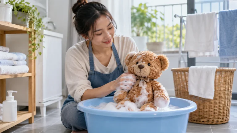 Cách giặt thú nhồi bông