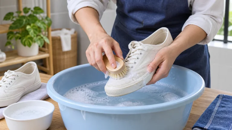 Cách giặt giày