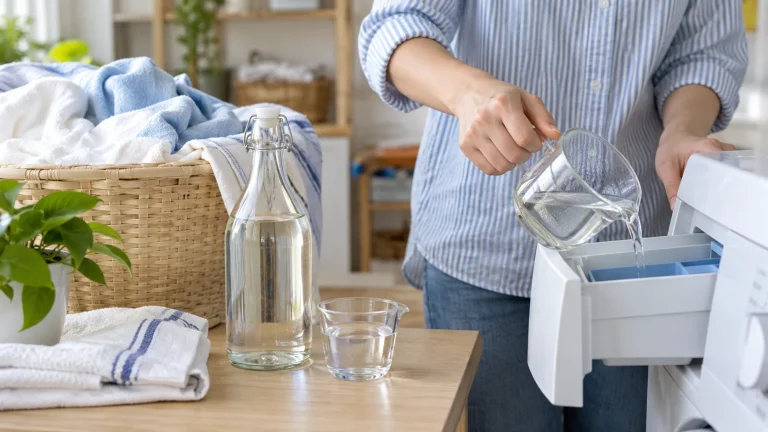 Giấm trắng có tác dụng gì khi giặt quần áo