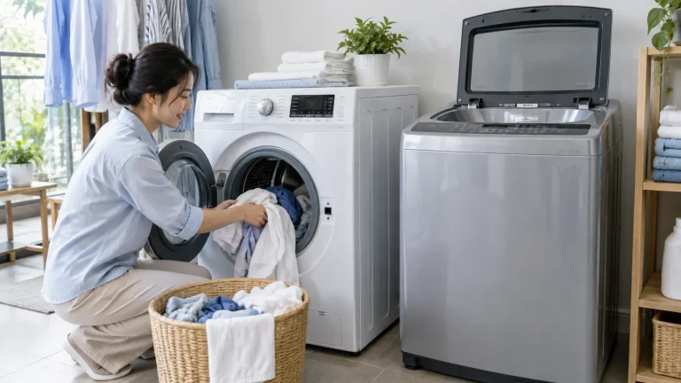 Máy giặt cửa trước và cửa trên khác nhau thế nào