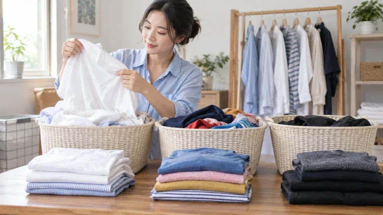 Cách phân loại quần áo trước khi giặt