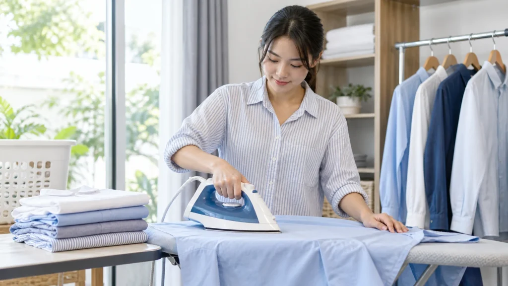 Cách giặt quần áo không bị nhăn