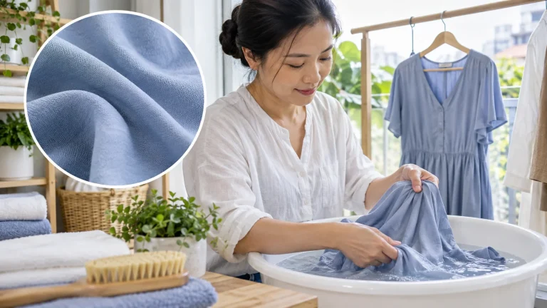 Cách giặt vải viscose