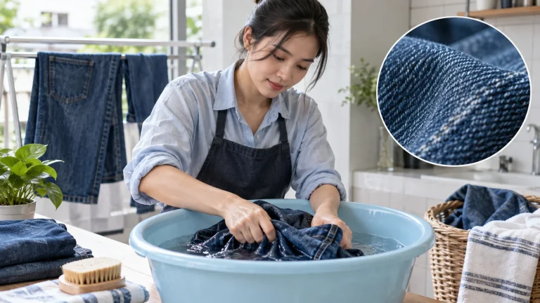 Cách giặt vải denim