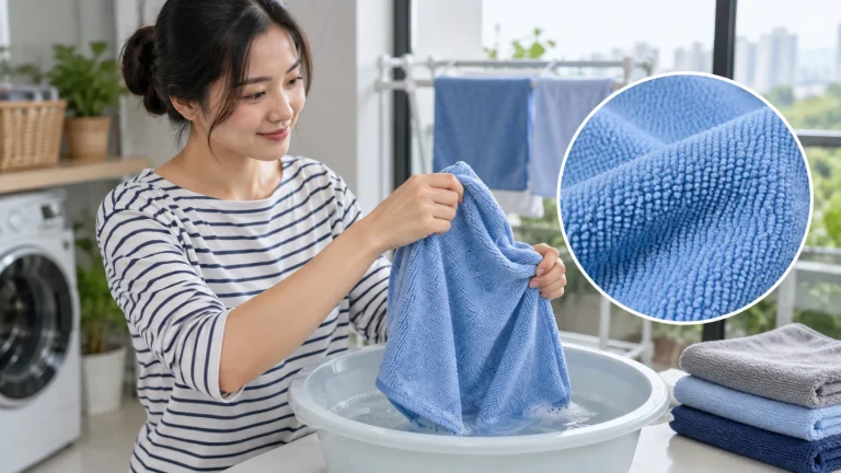 Cách giặt vải microfiber